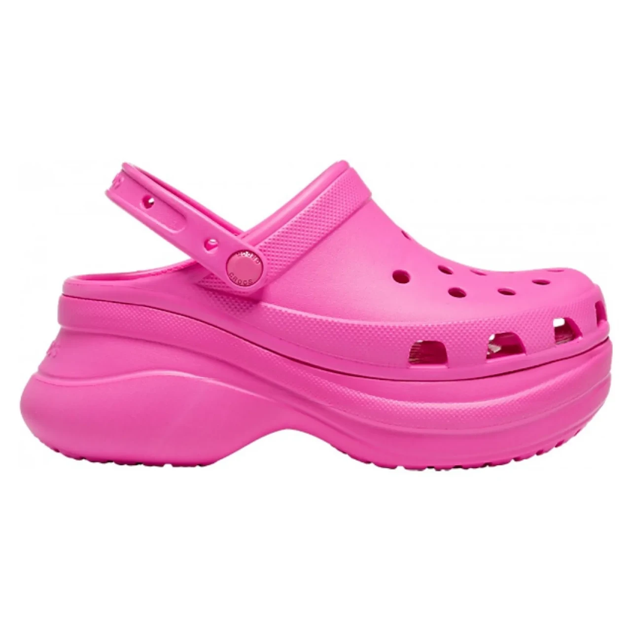 Crocs Classic Bae Clog Electric Pink — Жіночі Сабо Крокс Класік Бей Яскраво-Рожеві Платформа — Оригінал