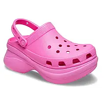 Crocs Classic Bae Clog Electric Pink — Жіночі Сабо Крокс Класік Бей Яскраво-Рожеві Платформа — Оригінал, фото 5
