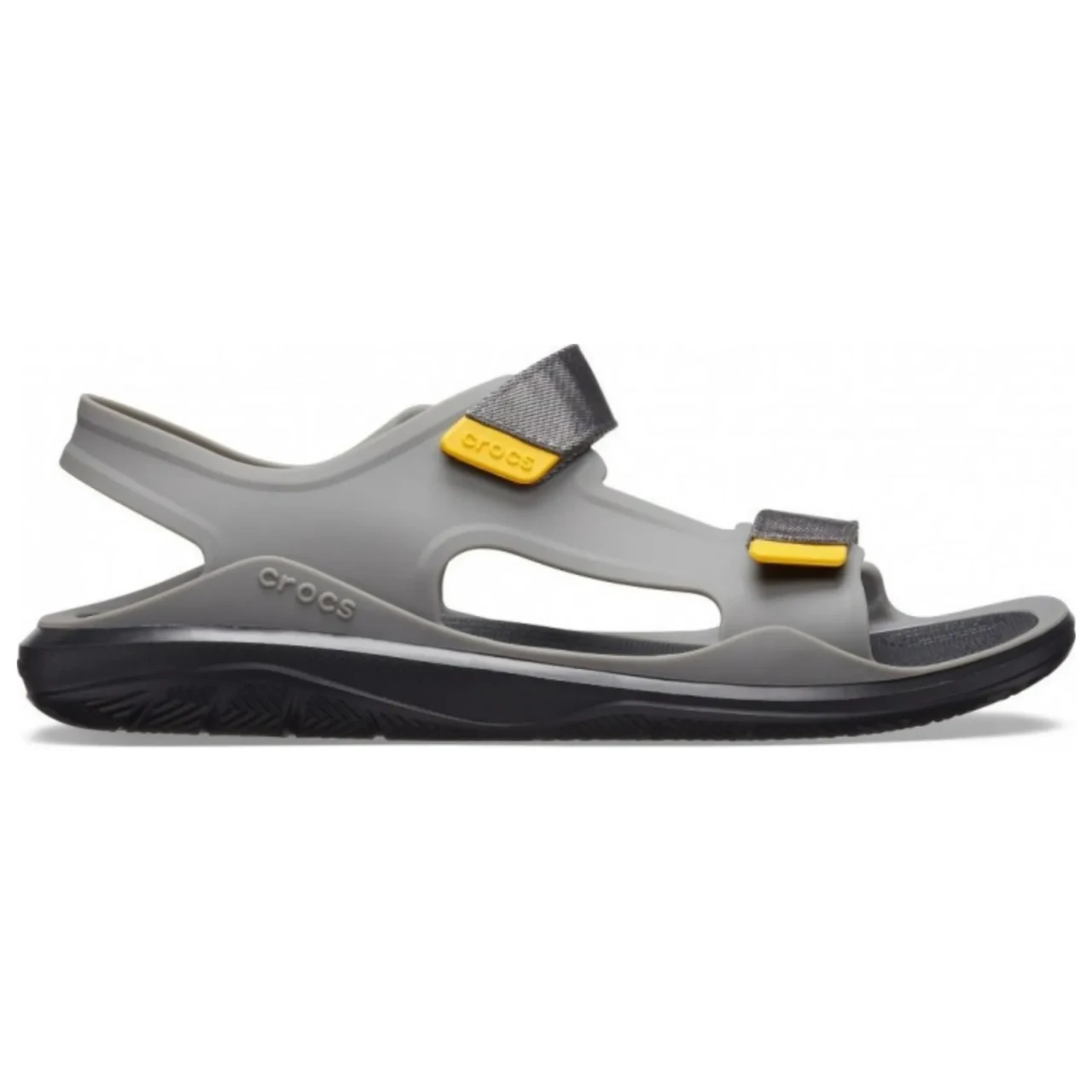 Crocs Swiftwater Expedition Sandal Slate Grey/Black Чоловічі Сандалі Крокс Сірі — Оригінал