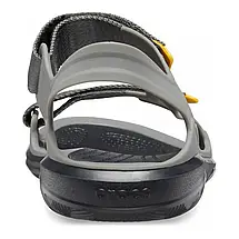 Crocs Swiftwater Expedition Sandal Slate Grey/Black Чоловічі Сандалі Крокс Сірі — Оригінал, фото 3