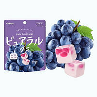 Японский жевательный мармелад Kabaya Pureral Gummy Candy Grape 45g