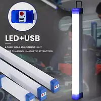 Аккумуляторная лампа LED 32см на магнитах , 60Вт Аварийный светильник подвесной / USB Лампа-фонарь