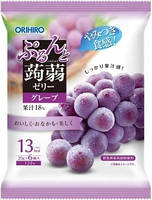 Японская конфета жидкое желе Orihiro Purunto Konjac Виноград 120g