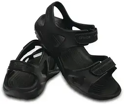 Crocs Swiftwater River Sandal Black Чоловічі Сандалії Чорні, фото 4