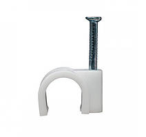 Скоба для кабелю плоска 12*5 мм HOROZ