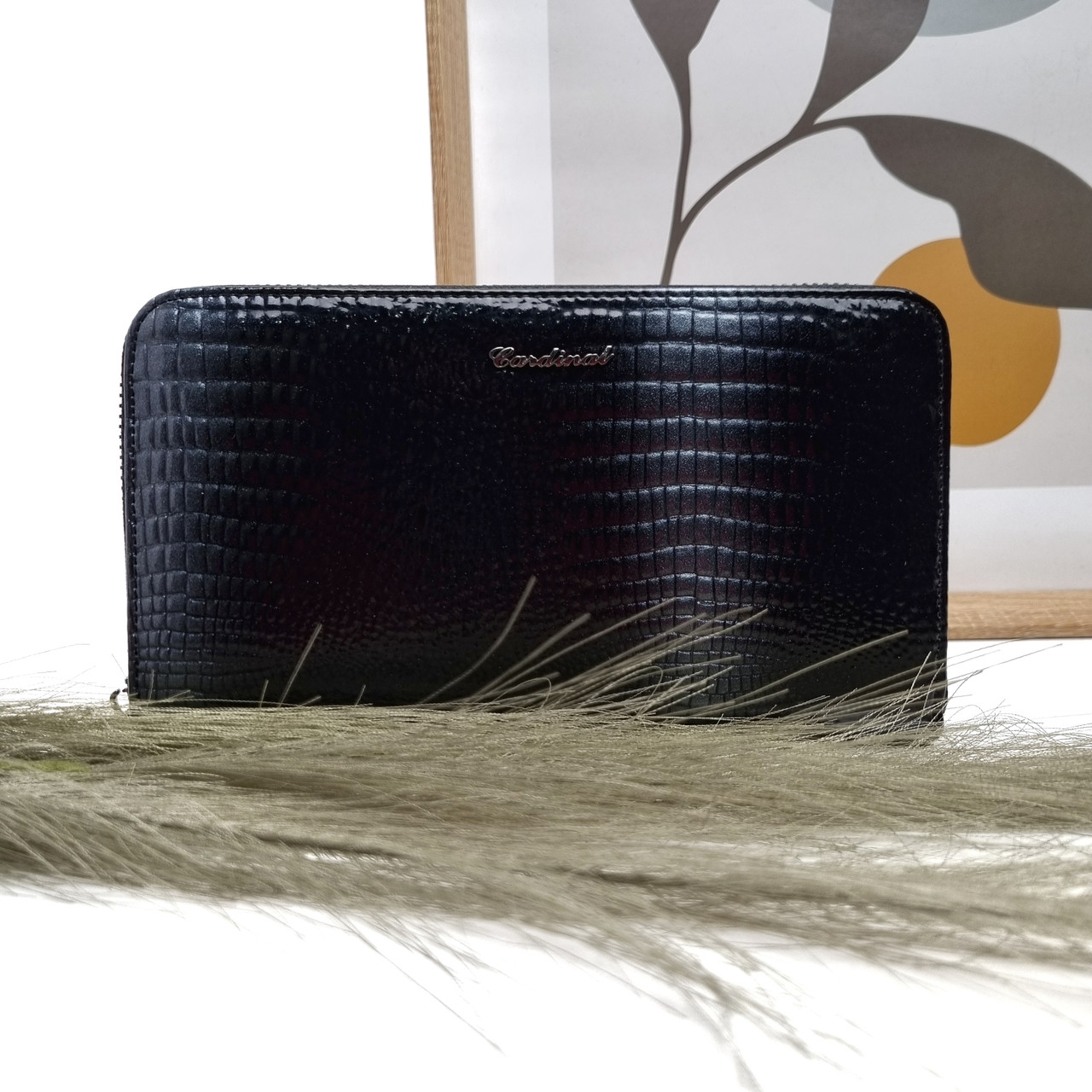 Великий жіночий гаманець чорний Арт.2663-G Cardinal (64), фото 1