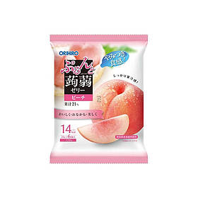Японська цукерка рідке желе Orihiro Purunto Konjac Peach персик 120g