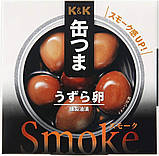 Перепелині копчені яйця Kokubu K&K Can Tsuma Smoke Quail Egg 80 g 1 шт, фото 2