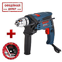 Дриль ударний BOSCH GSB 13 RE (0601217100) + ПОДАРУНОК диск алмазний KONA FLEX по металу 125 мм