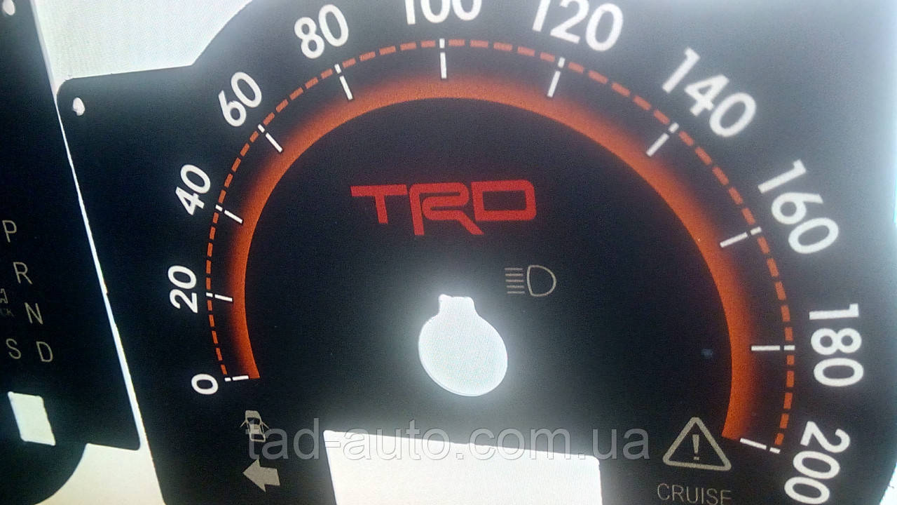 Шкали приладів Toyota Tundra