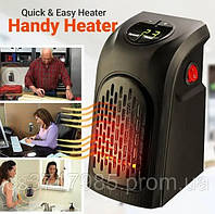 Портативный тепловентилятор дуйчик Handy Heater, электрообогреватель для дачи мини обогреватель камин от сетиM