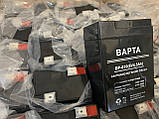 Акумулятор (АКБ) "ВАРТА" ВР-610 6v/4.5ah (10.01.2024р.) для ваг Зевс, Олімп, Днепровес розмір 100х70х45мм, фото 11