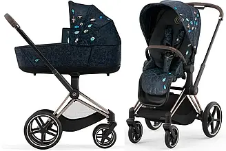 Коляска Cybex Priam 4.0 2 в 1 Jewels of Nature шасі Rosegold