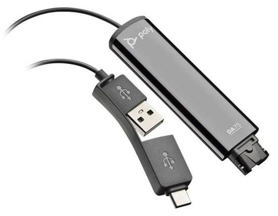 Кабель перехідник QD — USB Plantronics DA75, фото 1