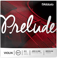 Струны для скрипки D'Addario PRELUDE VIOLIN STRING SET 4/4 Scale Medium Tension