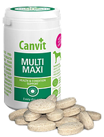 Витаминная добавка Canvit Multi Maxi for Dogs для улучшения физической формы у собак, 230 г