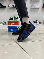 Мужские кроссовки Adidas Streetball (black / blue) ||