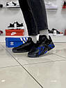 Чоловічі кросівки Adidas Streetball (black / blue) ||, фото 4