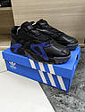 Чоловічі кросівки Adidas Streetball (black / blue) ||, фото 6