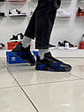 Чоловічі кросівки Adidas Streetball (black / blue) ||, фото 5