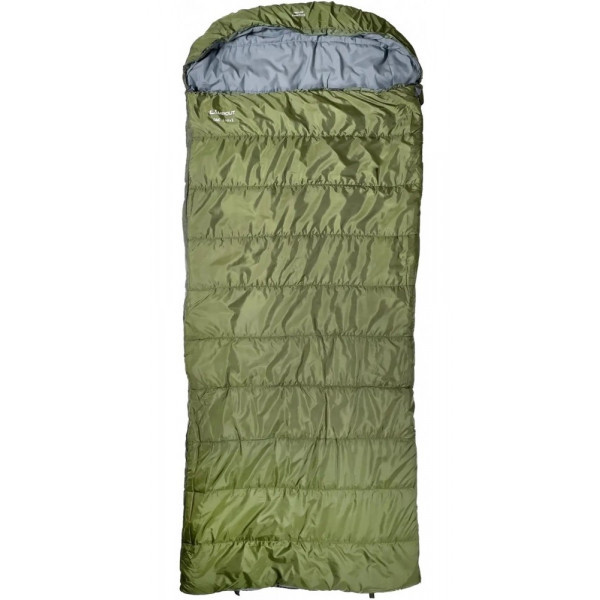 Спальний мішок-ковдра Campout Oak XL (6/1/-14 °C), 190 см, Left Zip, Khaki