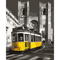 Картина по номерам SANTI " Желтый трамвай" 40*50 см