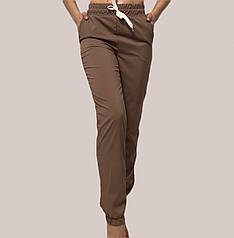 Батальні жіночі літні штани, софт No103 темний беж