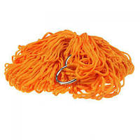 Гамак сетка на кольцах 270х80см Orange (5786) 100 кг оранжевый