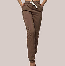 Жіночі літні штани, софт No103 темний беж, фото 3