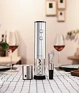 Набір для вина Circle Joy Electric Wine Opener (електричний Штопор, Ніж, вакуумна пробка, Гейзер), фото 7