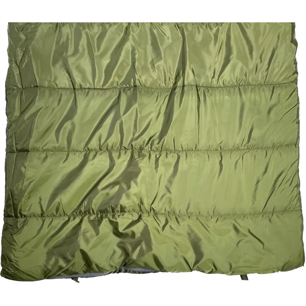 Спальний мішок-ковдра Campout Oak (6/1/-14 °C), 190 см, Left Zip (Khaki)