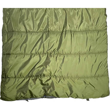 Спальний мішок-ковдра Campout Oak (6/1/-14 °C), 190 см, Left Zip (Khaki), фото 1