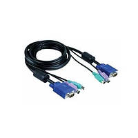 Кабель KVM VGA + 2*PS/2 5м D-Link DKVM-CB5 A2 новый