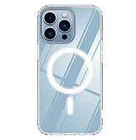 Прозорий чохол-накладка Magnetic Case for iPhone 14 Pro Max, Clear