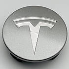 Ковпачок на литі диски Tesla 6005879-00-A 57 мм срібний, фото 4