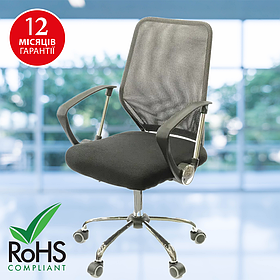 Професійне офісне крісло для комфорту -  Aklas Teta CH PR , Тканинна сидіння та спинка , максимальне навантаження 120кг