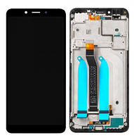 LCD Xiaomi Redmi 6 with touch screen and frame black (Original)