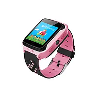 Детские смарт часы Q529 с GPS часы телефон розовый , отслеживание, прослушка, сим карта для дівчат