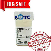 BGA кульки №15 для пайки мікросхем PPD 0.3mm, (250.000шт)