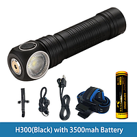 Налобный Фонарь Skilhunt H300 +BL135 + Магн.зарядка MC20 (2200LM, Cree XHP 50.2, IPX8, Магнит, NW, TIR-оптика)