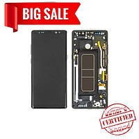 LCD Samsung N950 Galaxy Note 8 with touch screen and frame black (Original)