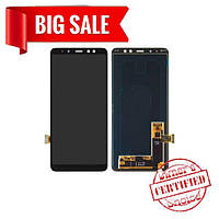 LCD Samsung A730 Galaxy A8 Plus (2018) with touch screen black (Original)