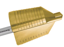 Ступінчасте свердло від 50-60 мм з покриттям TiN-GOLD Karnasch (Німеччина)
