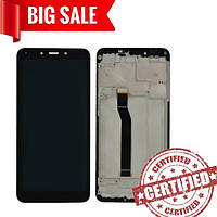 LCD Xiaomi Redmi 6 with touch screen and frame black