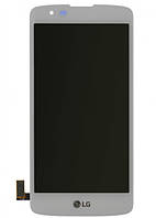 Модуль (сенсор + дисплей) LG K350E K8 white