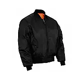 Куртка бомбер МА1 чорна 10402002 Mil-Tec Німеччина, фото 2