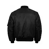 Куртка бомбер МА1 чорна 10402002 Mil-Tec Німеччина, фото 7