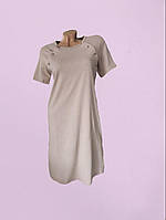 Нічна сорочка з кнопкою для годування