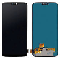 Модуль (сенсор + дисплей) OnePlus 6 black (Oled)