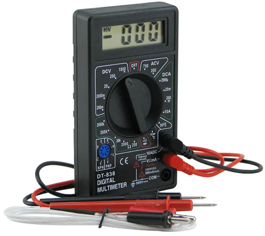 Мультиметр DT838 цифровий